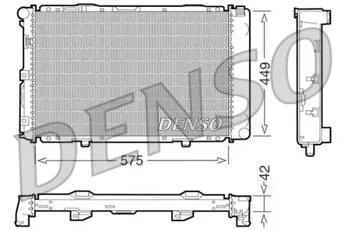 воден радиатор DENSO DRM17065