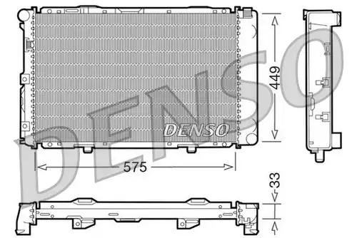воден радиатор DENSO DRM17066