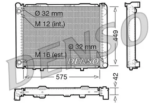 воден радиатор DENSO DRM17069