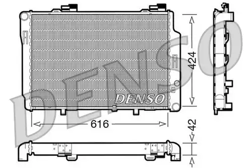 воден радиатор DENSO DRM17072