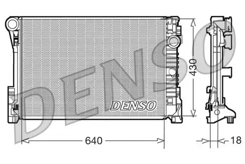 воден радиатор DENSO DRM17111