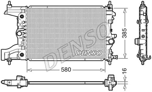 воден радиатор DENSO DRM20005