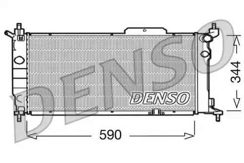 воден радиатор DENSO DRM20013