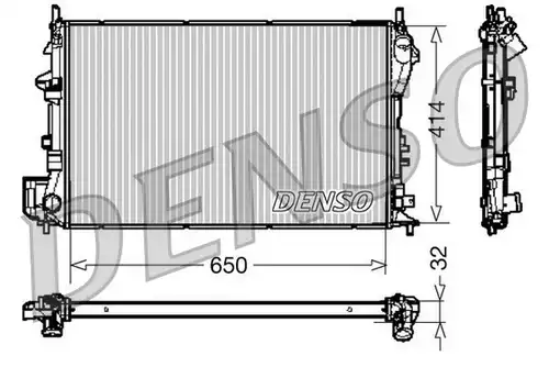 воден радиатор DENSO DRM20029