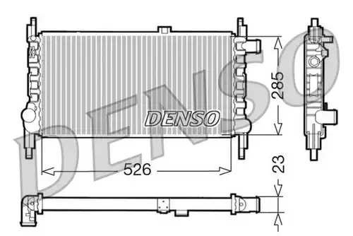 воден радиатор DENSO DRM20035