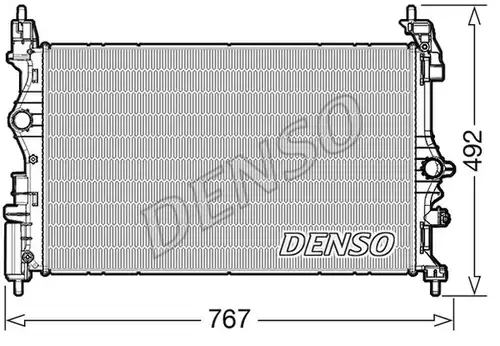 воден радиатор DENSO DRM20051