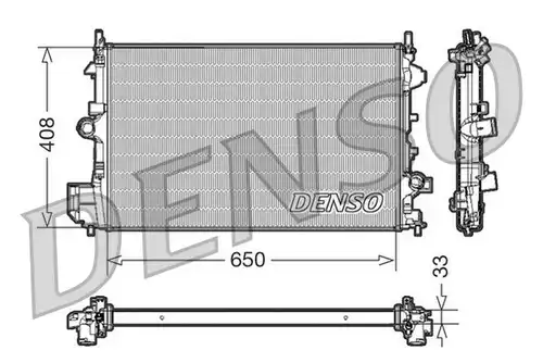 воден радиатор DENSO DRM20088