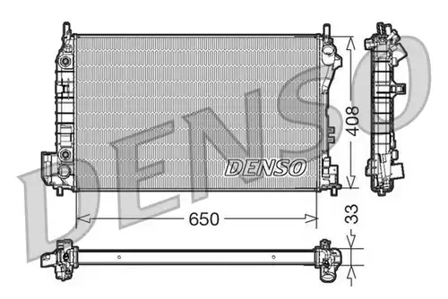 воден радиатор DENSO DRM20089