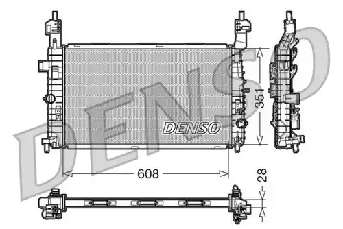 воден радиатор DENSO DRM20091