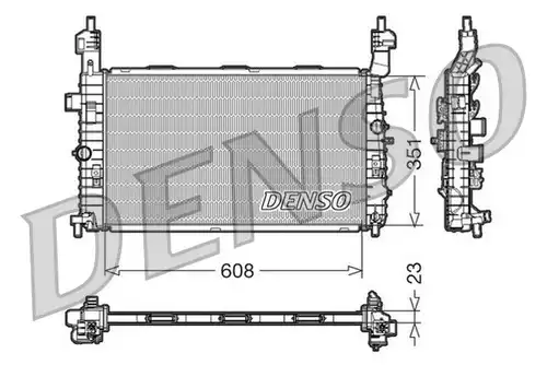 воден радиатор DENSO DRM20092