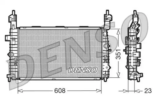 воден радиатор DENSO DRM20093
