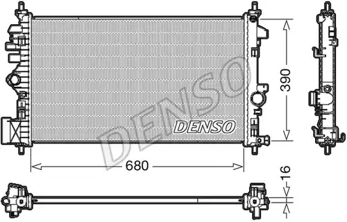 воден радиатор DENSO DRM20110