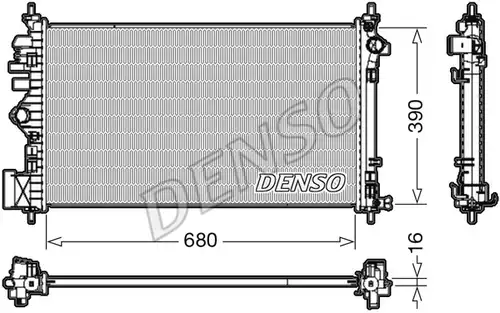 воден радиатор DENSO DRM20111