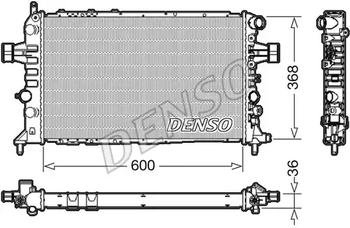 воден радиатор DENSO DRM20112