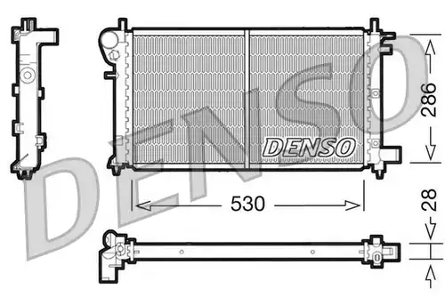 воден радиатор DENSO DRM21003