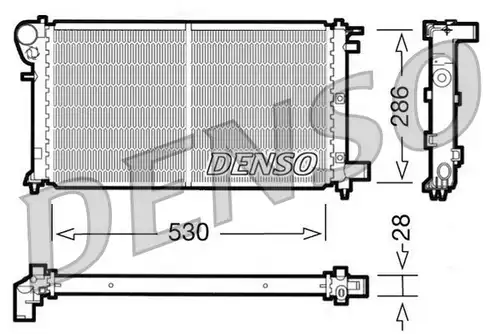 воден радиатор DENSO DRM21004