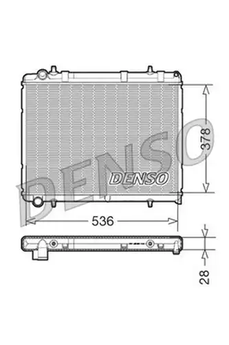 воден радиатор DENSO DRM21035