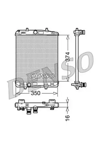 воден радиатор DENSO DRM21603