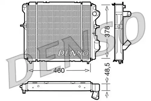воден радиатор DENSO DRM23007
