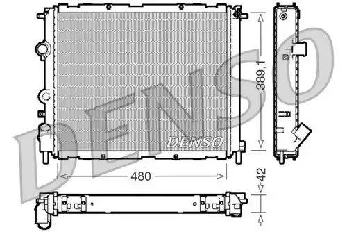 воден радиатор DENSO DRM23009