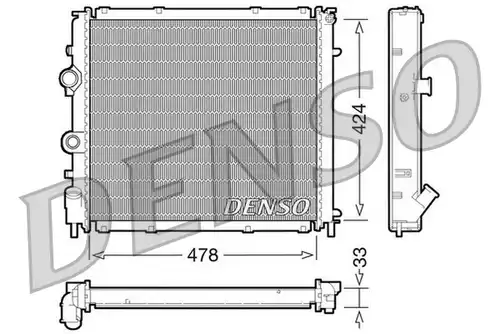 воден радиатор DENSO DRM23030