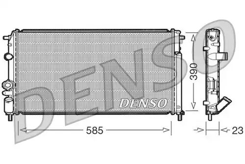 воден радиатор DENSO DRM23053