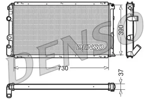 воден радиатор DENSO DRM23091