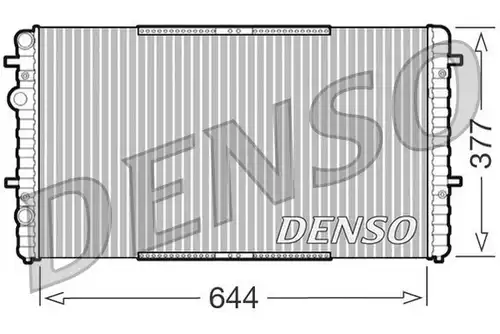воден радиатор DENSO DRM26005