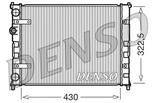 воден радиатор DENSO DRM26007