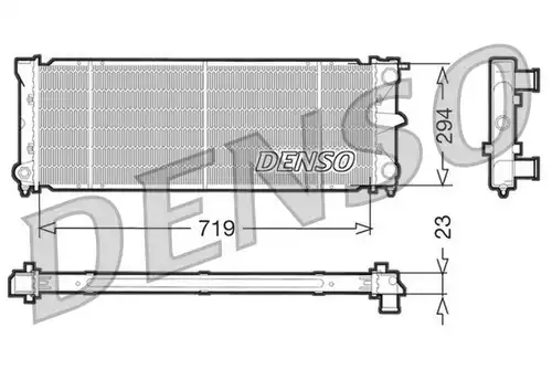 воден радиатор DENSO DRM32026