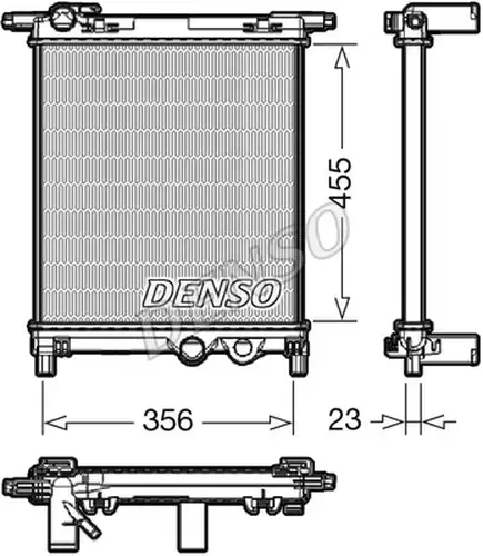 воден радиатор DENSO DRM32036