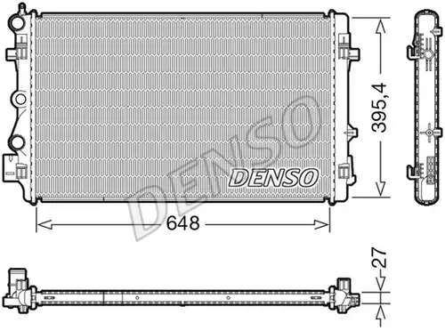 воден радиатор DENSO DRM32051