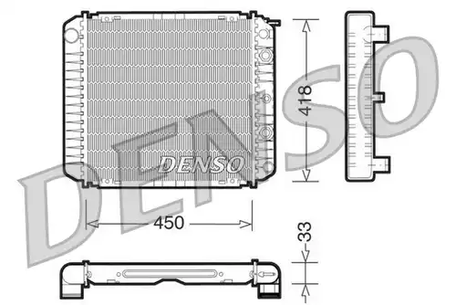воден радиатор DENSO DRM33005