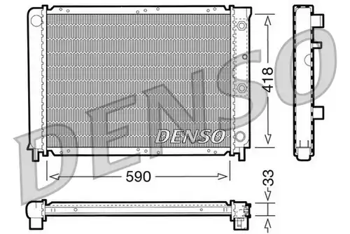 воден радиатор DENSO DRM33032