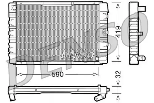 воден радиатор DENSO DRM33033
