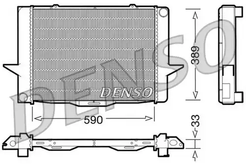 воден радиатор DENSO DRM33040