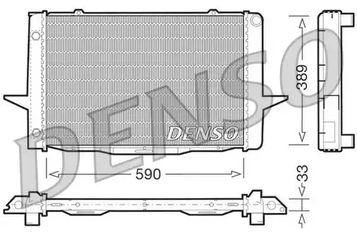 воден радиатор DENSO DRM33041