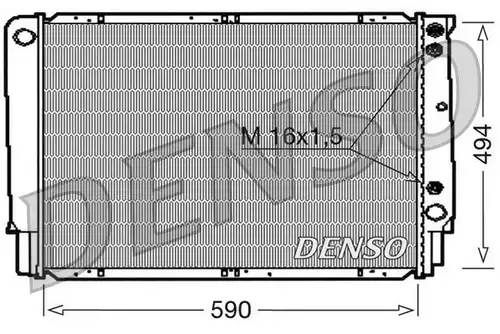 воден радиатор DENSO DRM33053