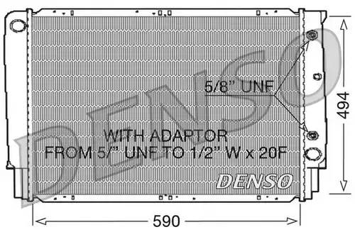 воден радиатор DENSO DRM33054