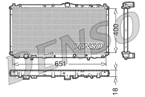 воден радиатор DENSO DRM33061