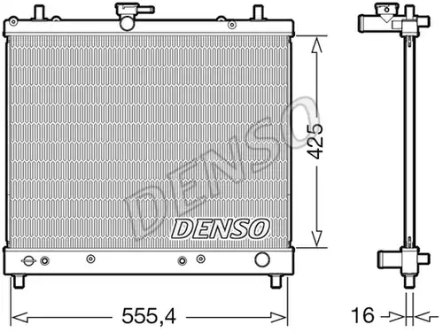 воден радиатор DENSO DRM35006