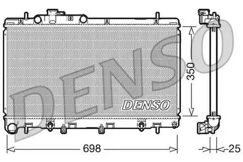 воден радиатор DENSO DRM36011