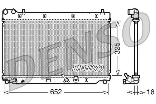 воден радиатор DENSO DRM40014