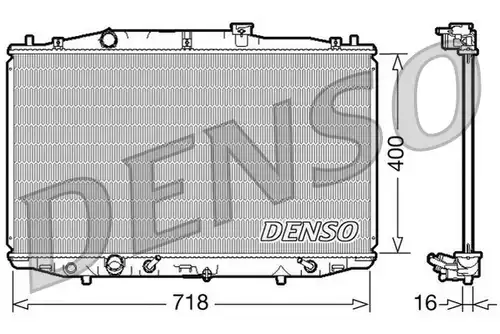 воден радиатор DENSO DRM40024