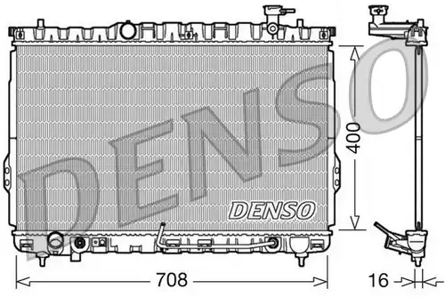 воден радиатор DENSO DRM41002