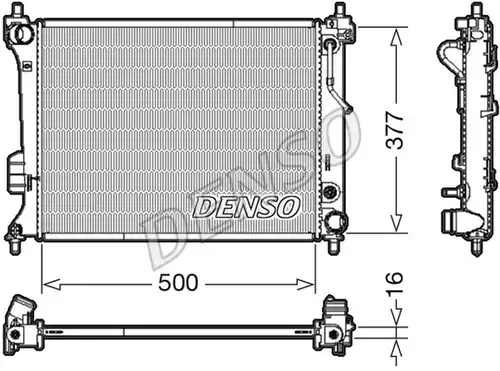 воден радиатор DENSO DRM41013