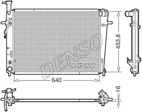 воден радиатор DENSO DRM41029