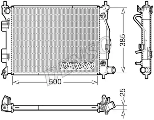 воден радиатор DENSO DRM41033