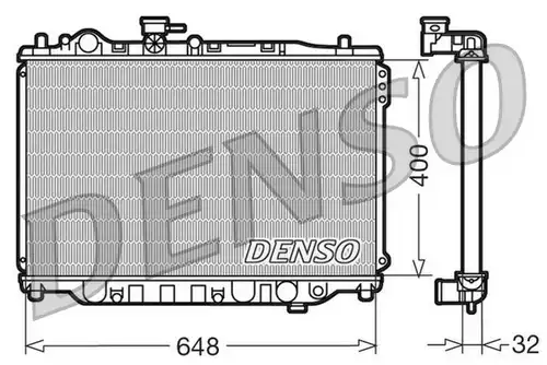 воден радиатор DENSO DRM44007