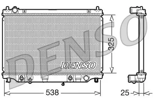 воден радиатор DENSO DRM44014